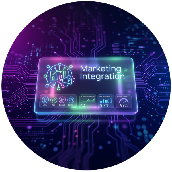 ربط أدوات التسويق (Marketing Integration)